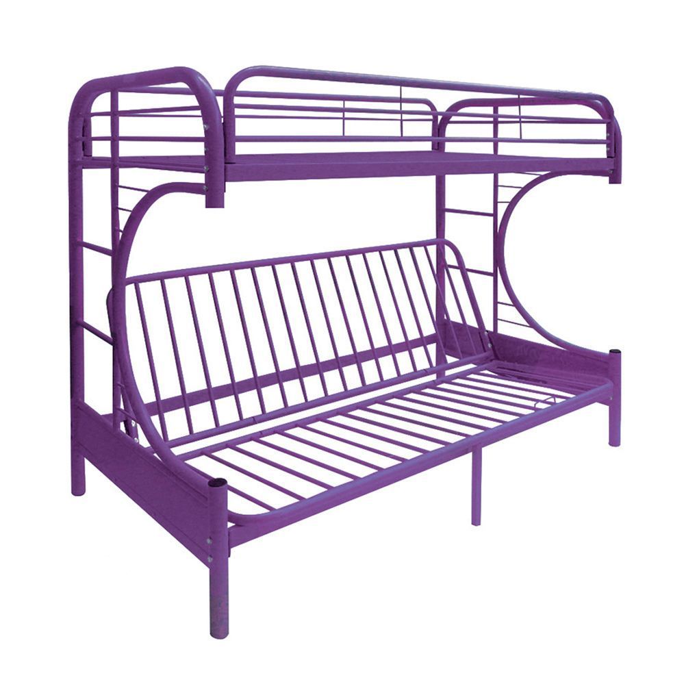 Eclipse Bunk Bed (Twin/Full/Futon) in Purple 02091PU