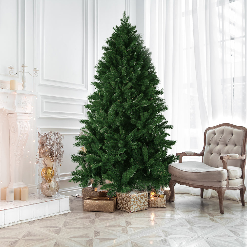 6FT PE/PVC Mixed Green Artificial Christmas tree