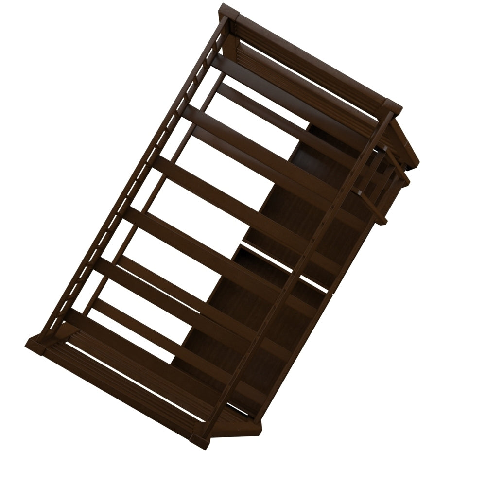 Jason Bunk Bed (Twin/Full) in Espresso 02020