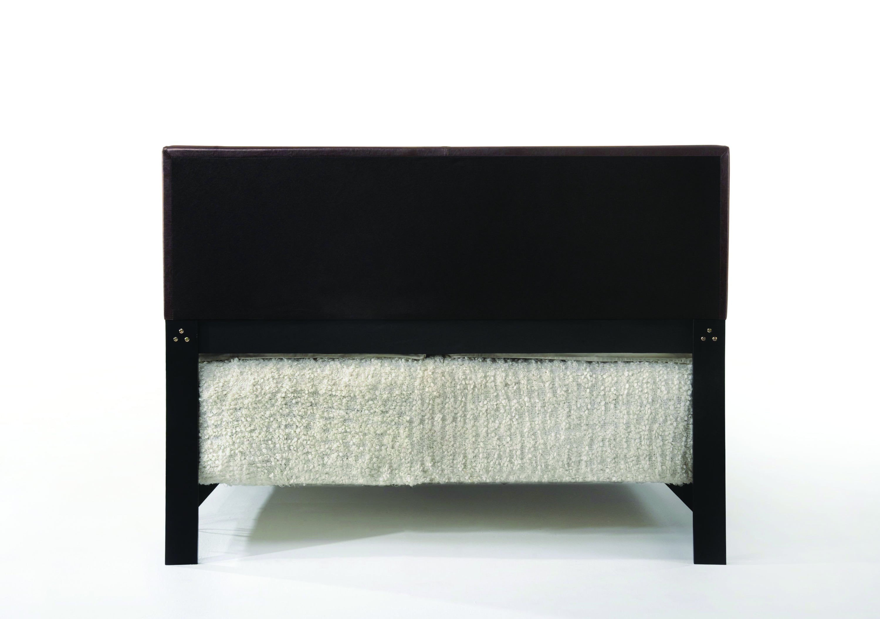 Ireland III Eastern King Bed in Brown PU 14367EK