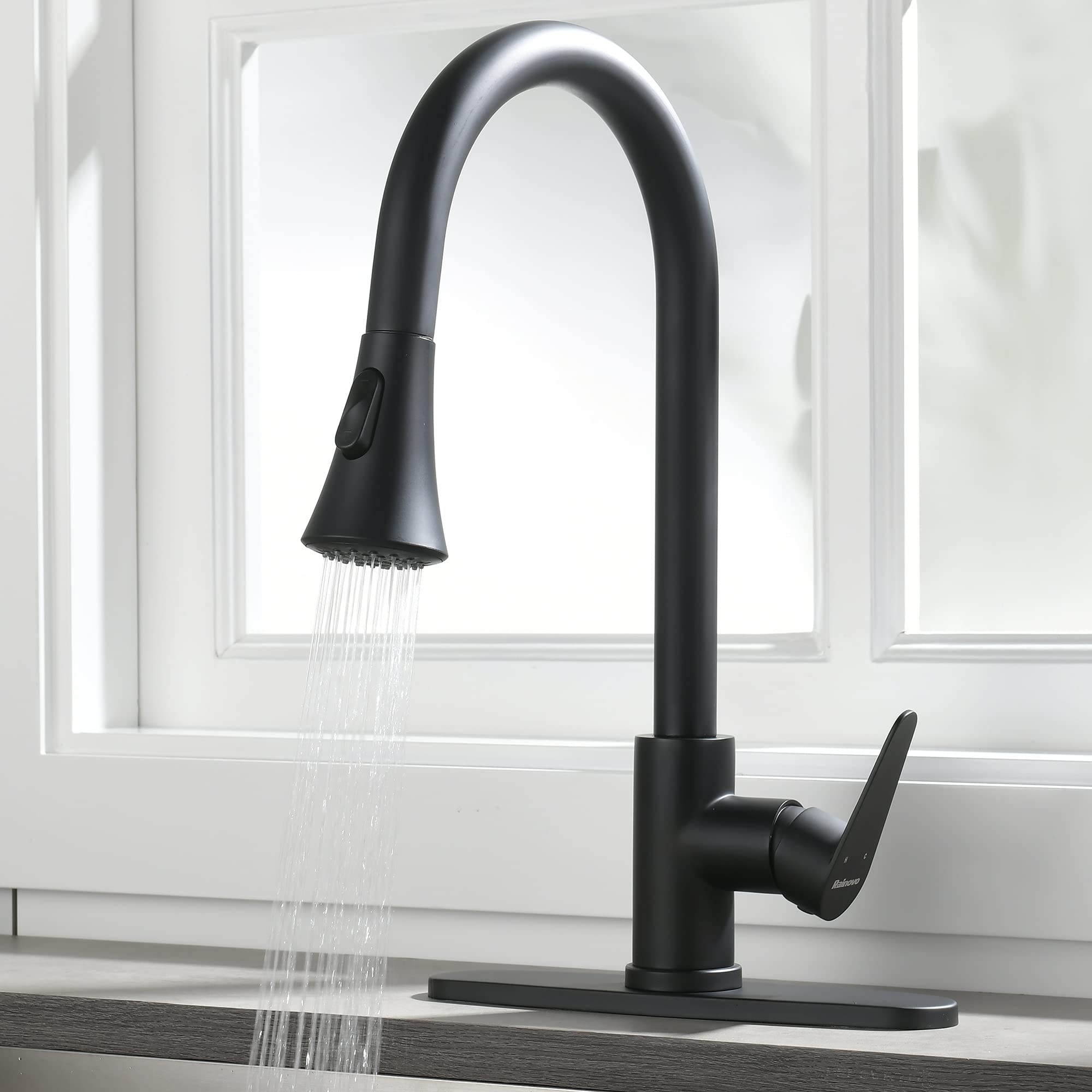 Kitchen Faucet with Pull Down Sprayer 2 Modes High