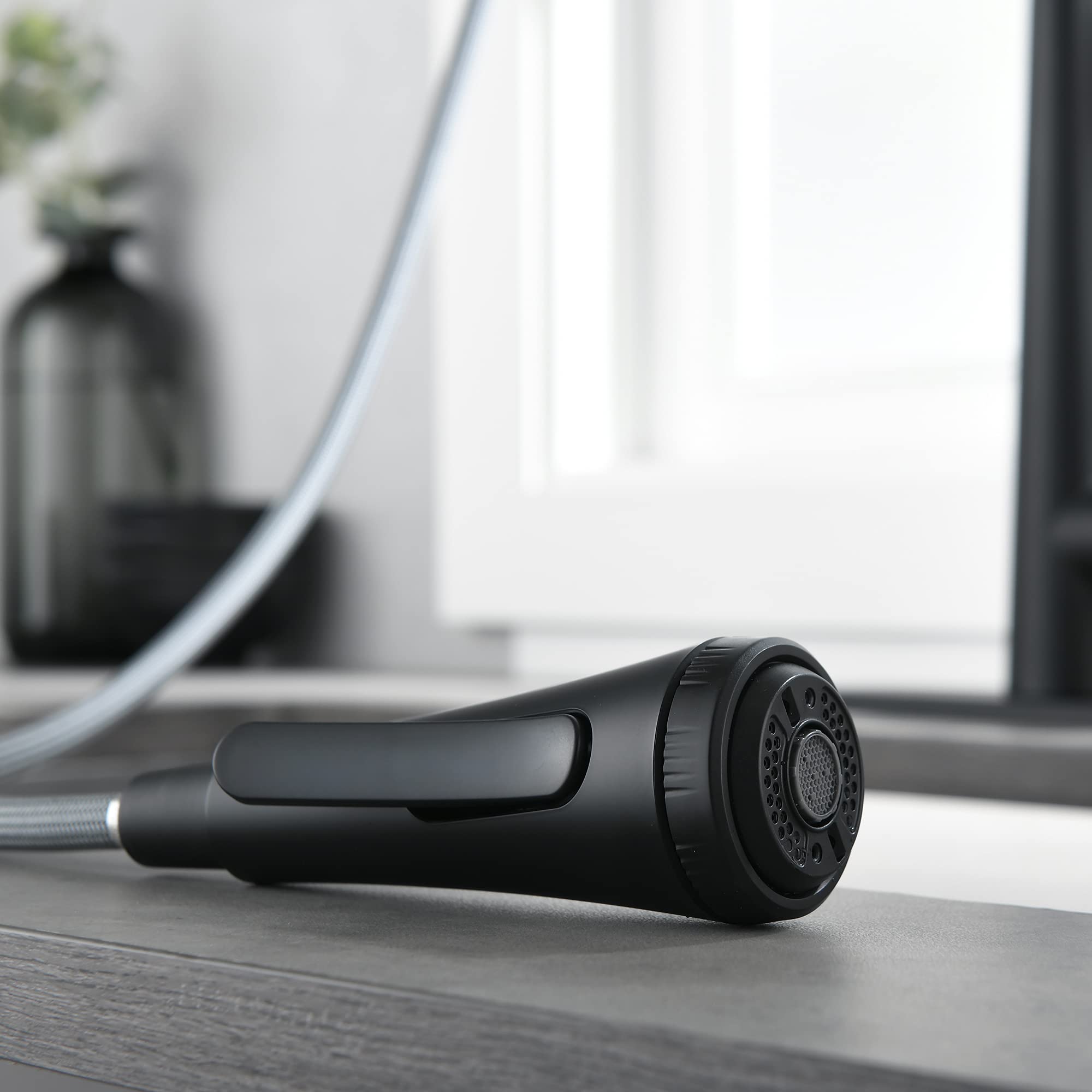 Kitchen Faucet Matte Black with Aquablade Function