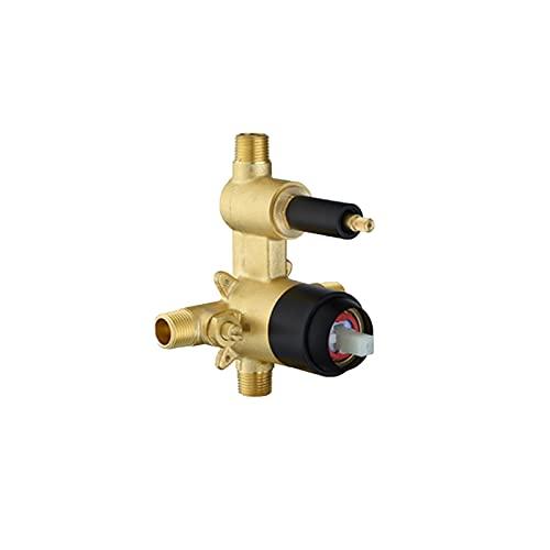 10 Inches Bathroom Rain Mixer Shower Combo Set Celling Mounted Rainfall Shower Head System Matte Black Finish Shower Faucet Rough-In Buylikepro