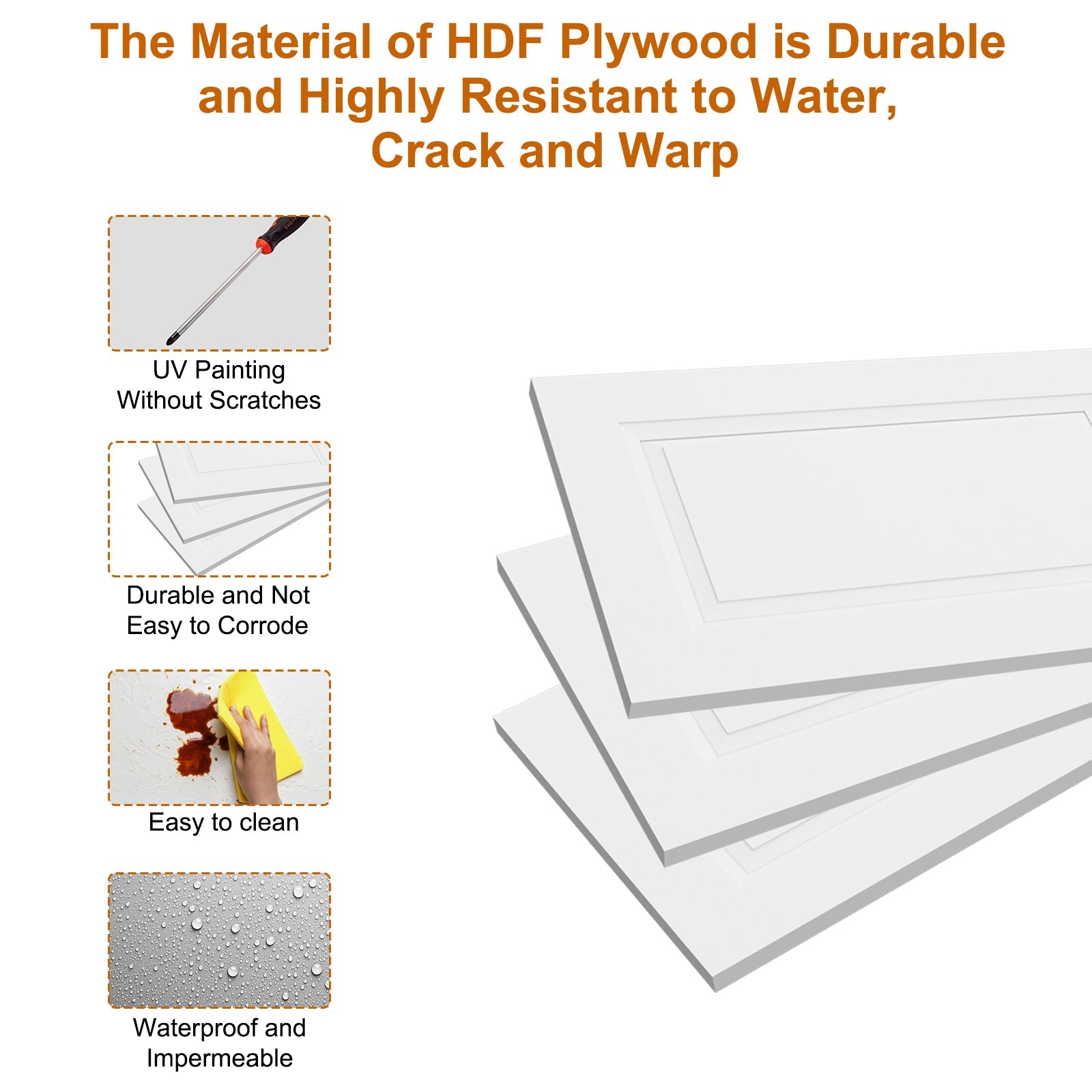 21"D Birch Solid Wood X 42"W X 34-1/2"H Bath Vanity Double Drawer Cabinet without Top VDDB42