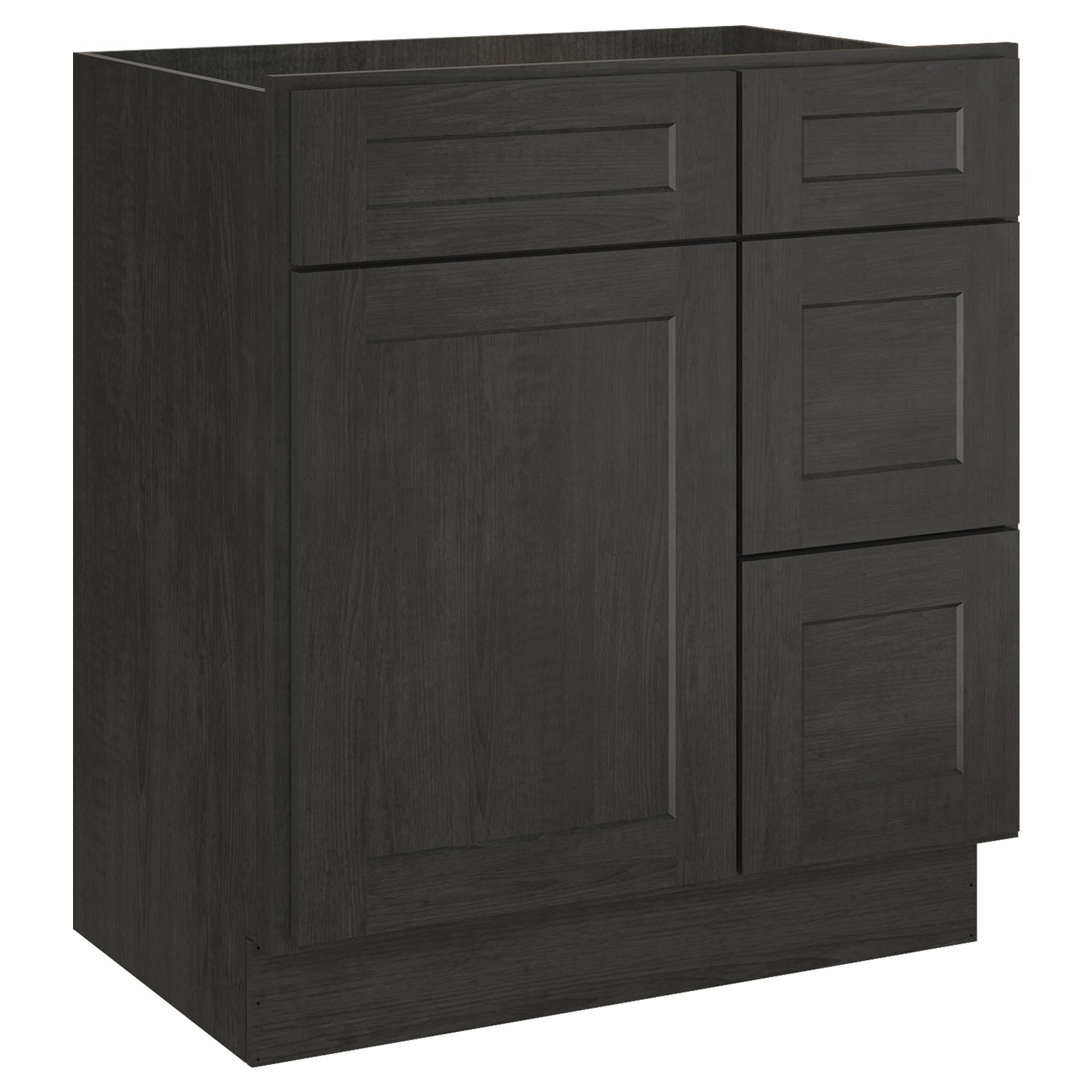 21"Dx30"Wx34-1/2"H Birch Solid Wood Bath Vanity Cabinet without Top V3021DR