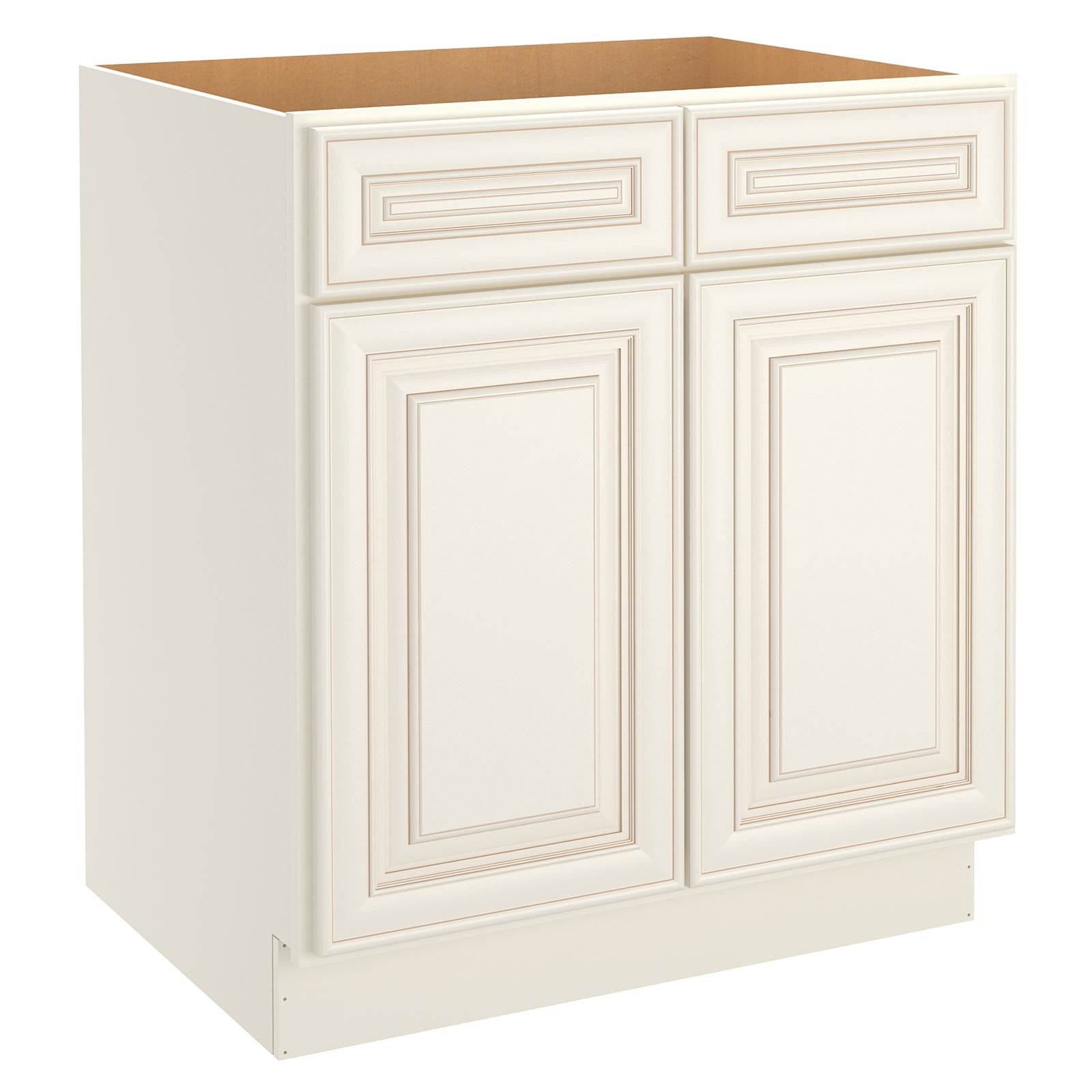 24"D Birch Solid Wood X 30"W X 34-1/2"H Base Kitchen Cabinet B30