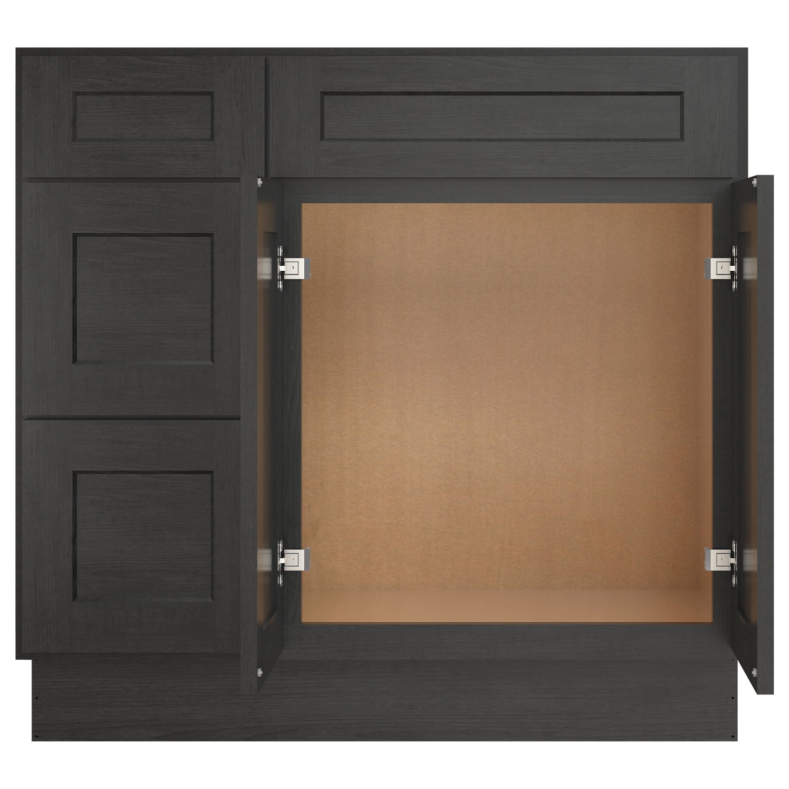 21"Dx36"Wx34-1/2"H Birch Solid Wood Bath Vanity Cabinet without Top V3621DL