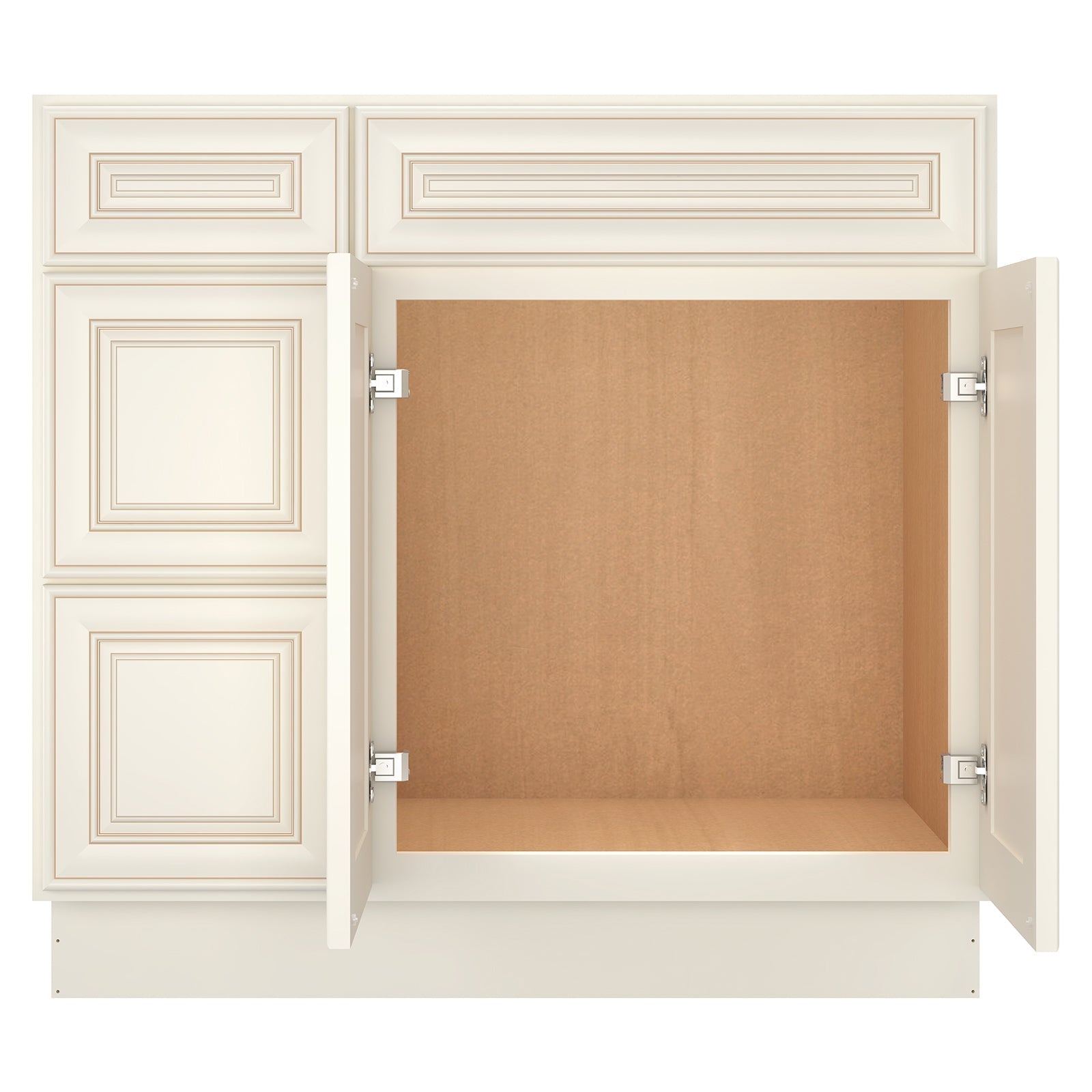 21"Dx36"Wx34-1/2"H Birch Solid Wood Bath Vanity Cabinet without Top V3621DL