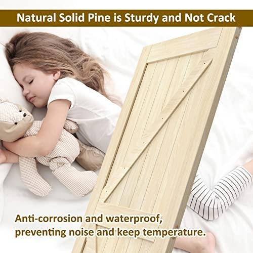 36in x 84in Sliding Barn Doors (Hardware Kit Included) Buylikepro