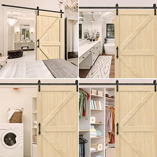 36in x 84in Sliding Barn Doors (Hardware Kit Included) Buylikepro