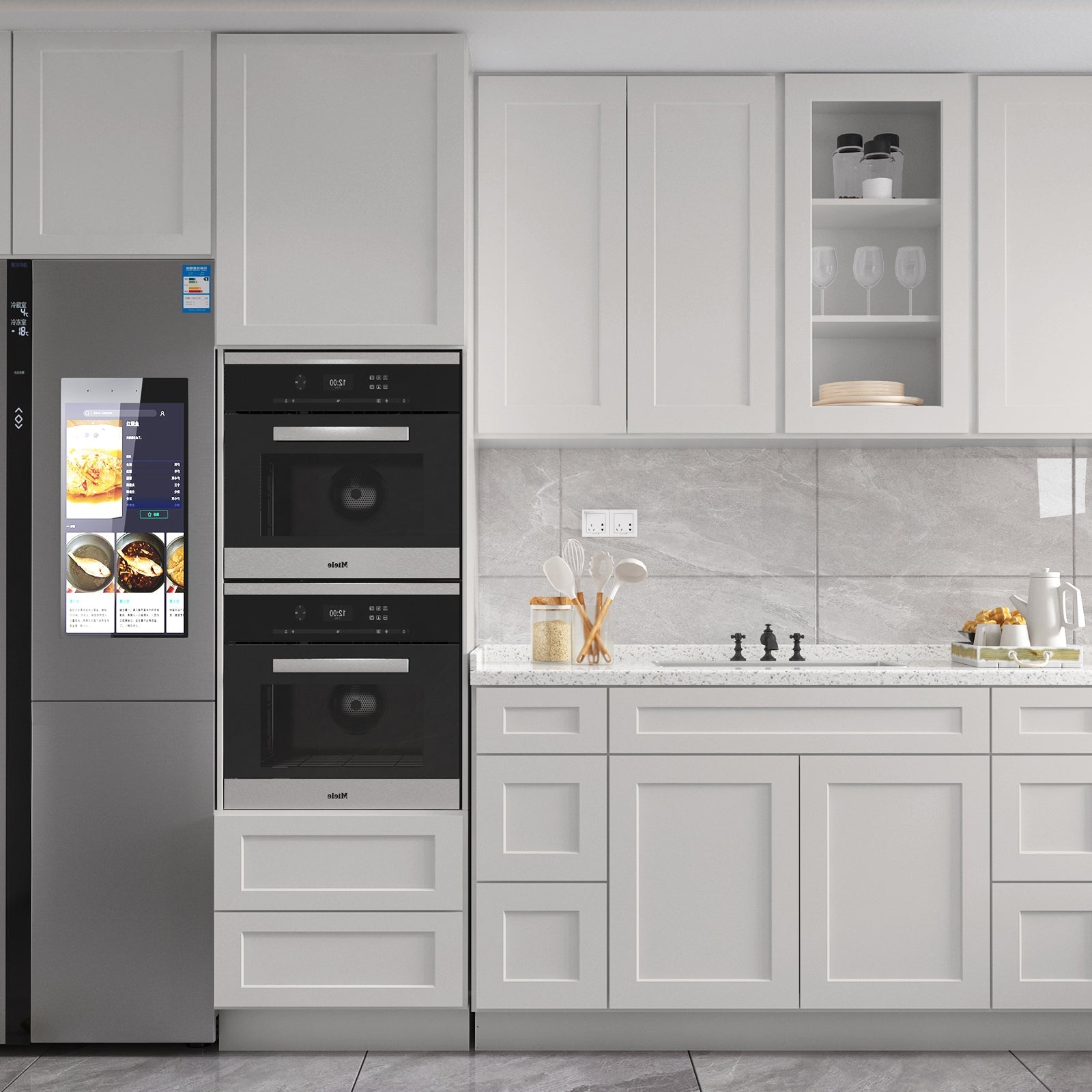 21"D Birch Solid Wood X48"W X 21"D X 34-1/2"H Bath Vanity Sink Drawer Cabinet without Top VDDB48