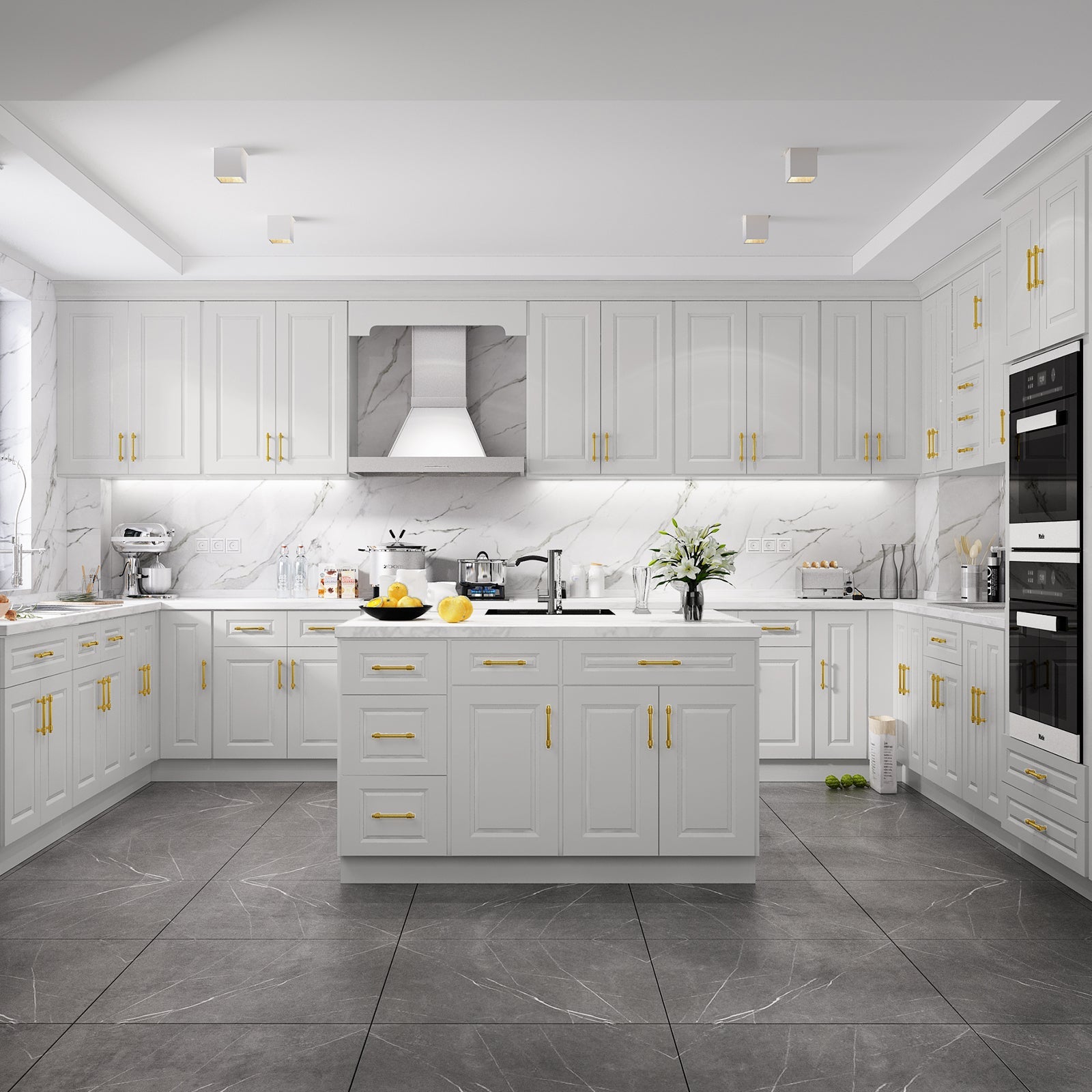 24"D Birch Solid Wood X 30"W X 34-1/2"H Base Kitchen Cabinet B30