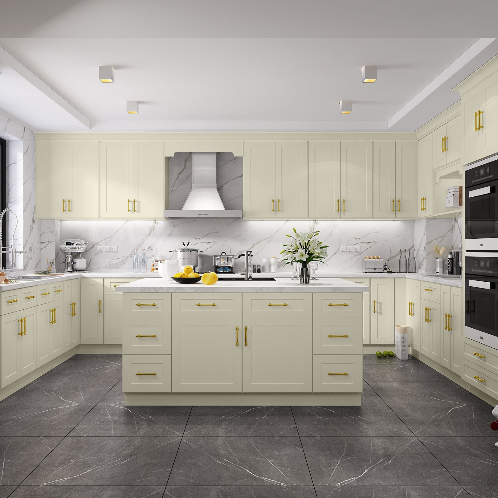 24"D Birch Solid Wood X 30"W X 34-1/2"H Base Kitchen Cabinet B30