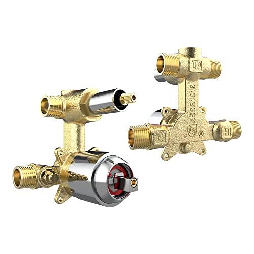 Rainfall Shower System High Pressure 8 inch Shower Head Hand Held Shower Head Bathroom Luxury Rain Mixer Shower Complete Combo Set Wall Mounted, Chrome (Valve Included) Buylikepro