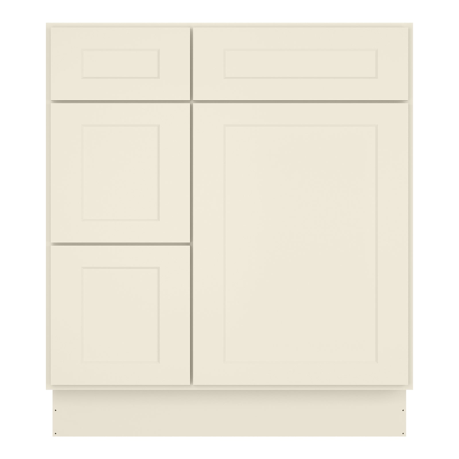 21"Dx30"Wx34-1/2"H Birch Solid Wood Bath Vanity Cabinet without Top V3021DL