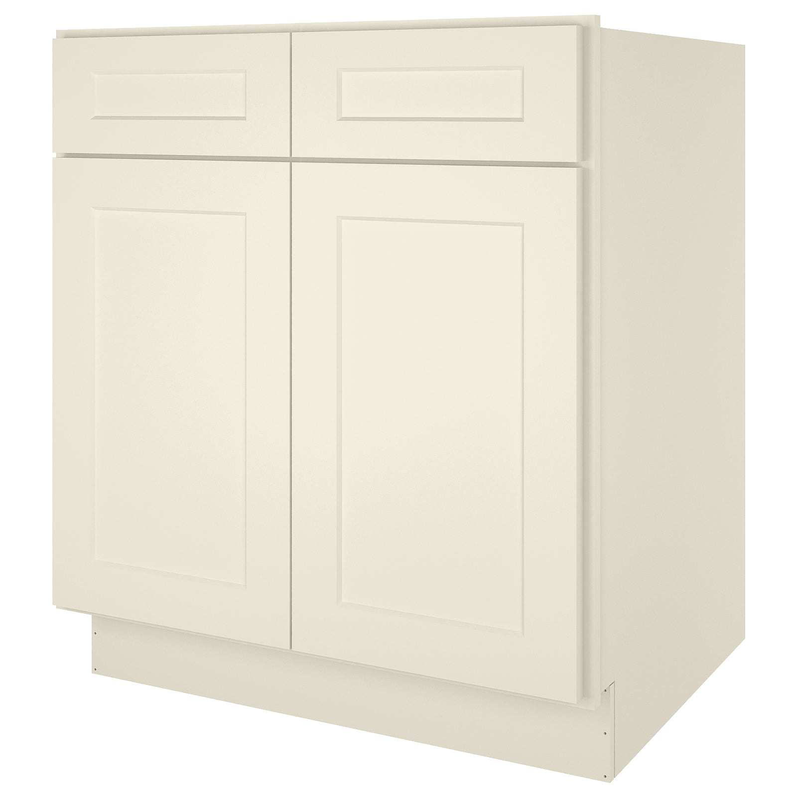 24"D*30"W*34.5"H Birch Solid Wood Sink Base Kitchen Cabinet SB30