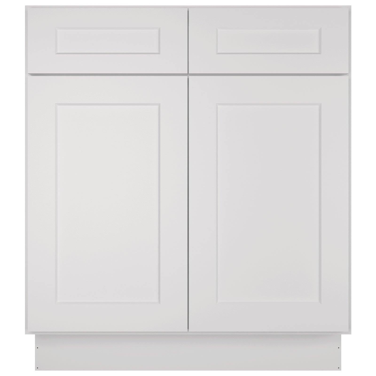 24"D*30"W*34.5"H Birch Solid Wood Sink Base Kitchen Cabinet SB30