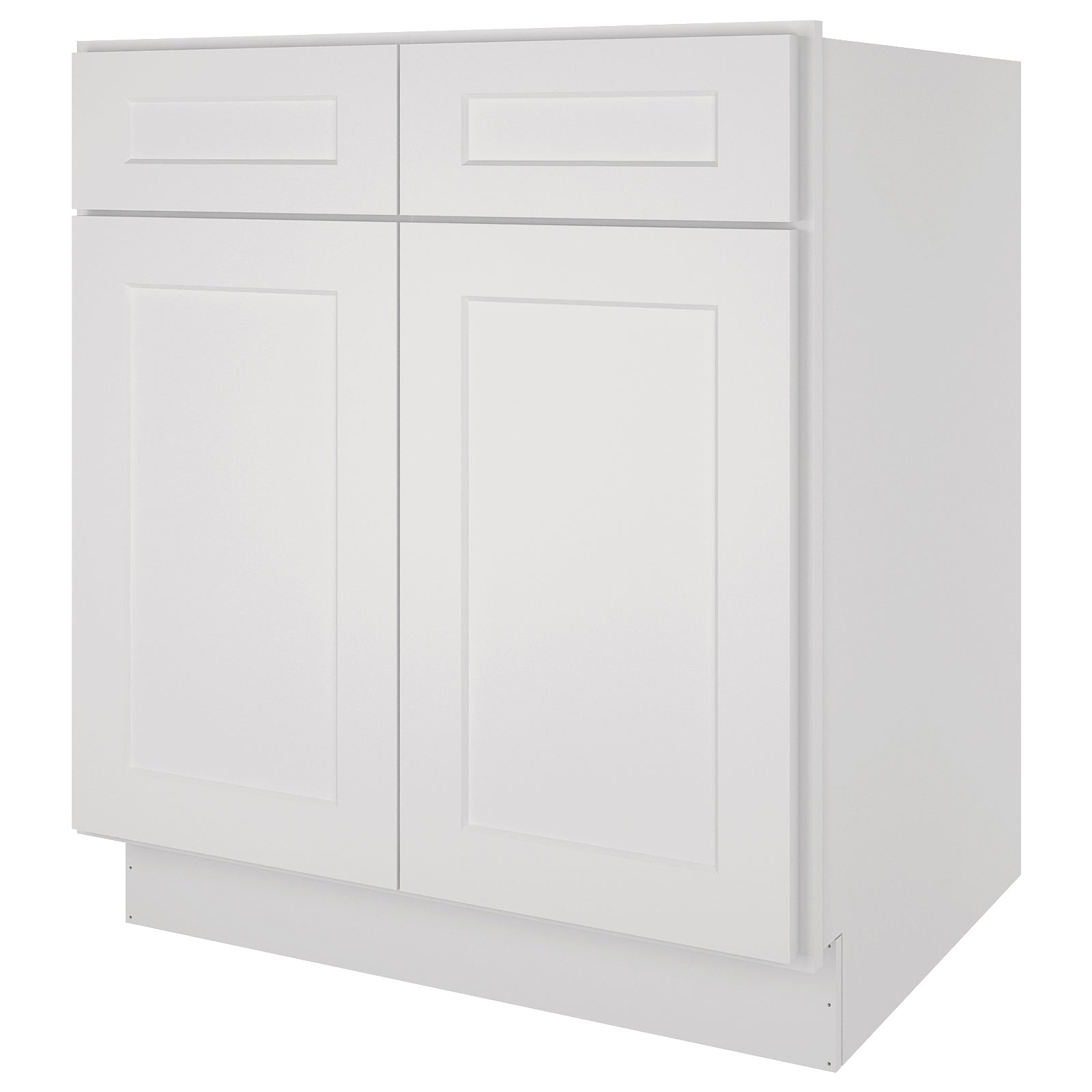 24"D*30"W*34.5"H Birch Solid Wood Sink Base Kitchen Cabinet SB30