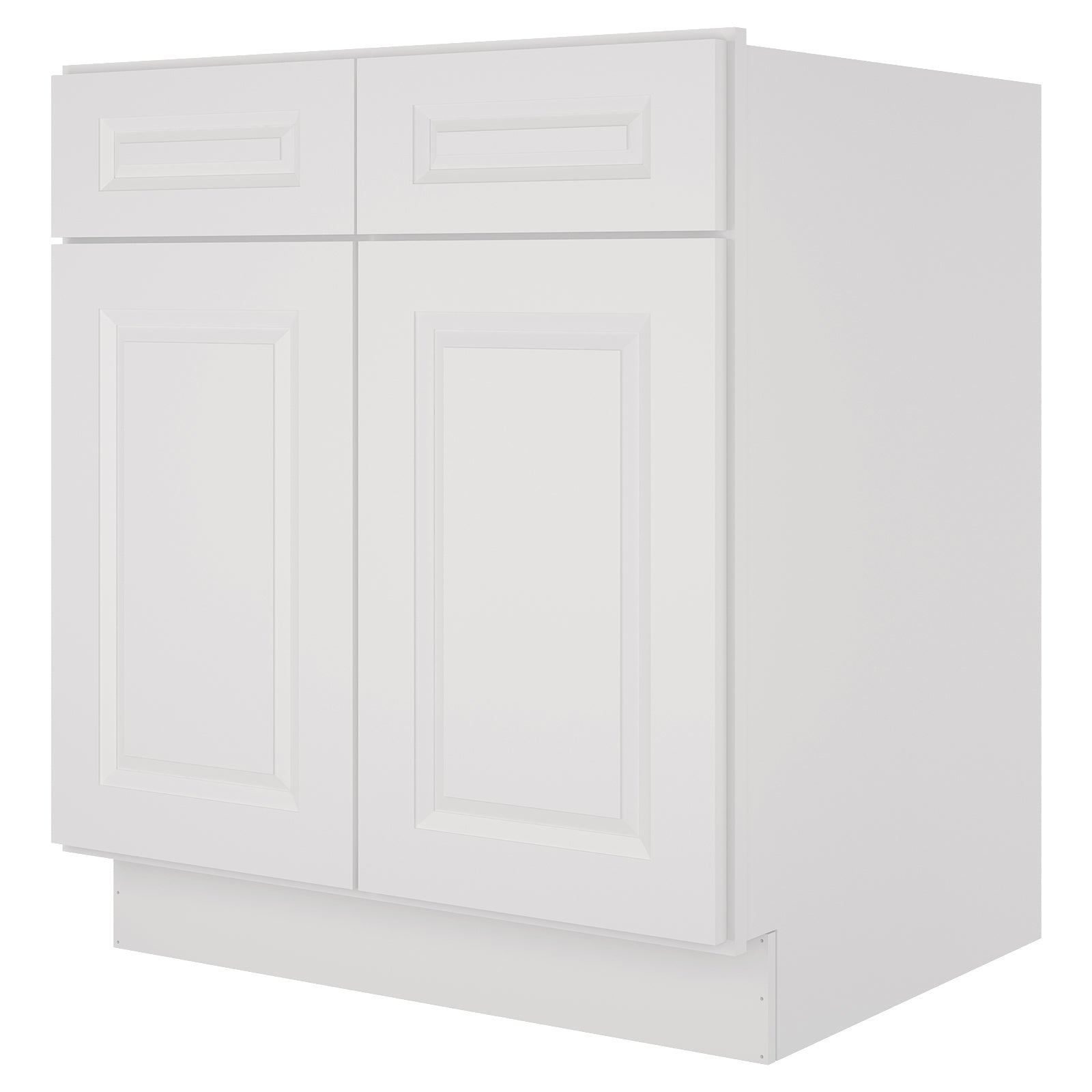 24"D*30"W*34.5"H Birch Solid Wood Sink Base Kitchen Cabinet SB30