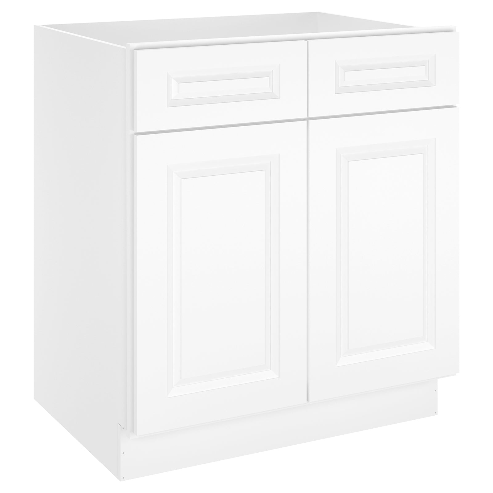 24"D*30"W*34.5"H Birch Solid Wood Sink Base Kitchen Cabinet SB30