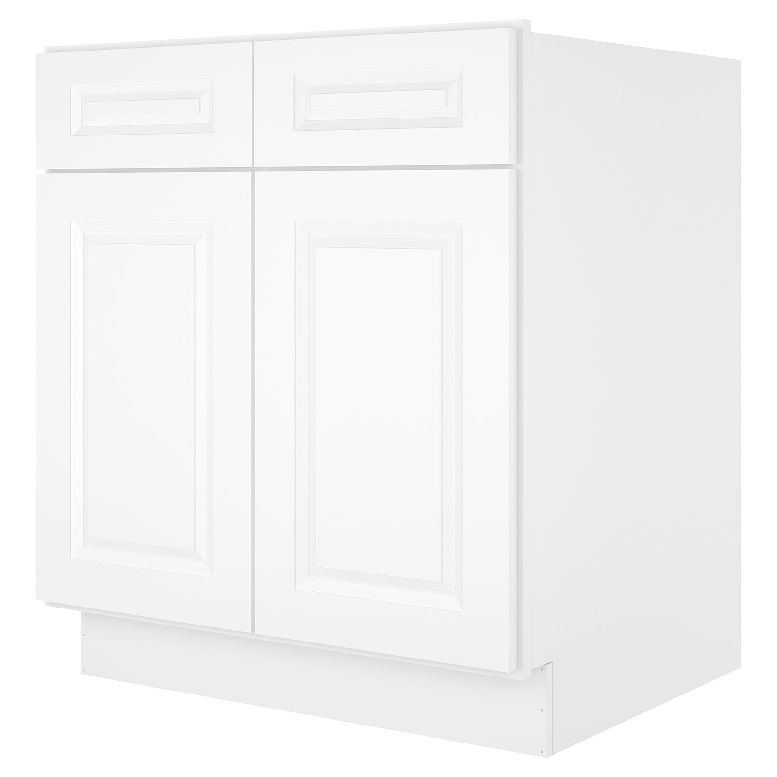 24"D*30"W*34.5"H Birch Solid Wood Sink Base Kitchen Cabinet SB30