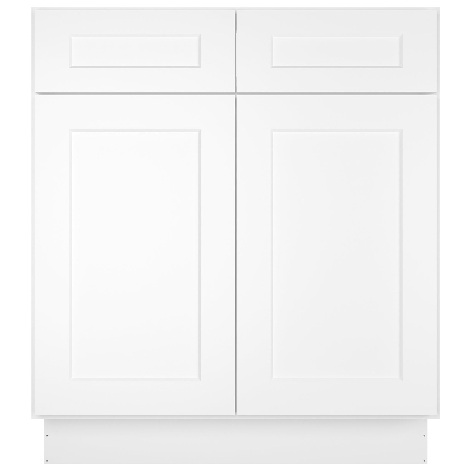 24"D*30"W*34.5"H Birch Solid Wood Sink Base Kitchen Cabinet SB30