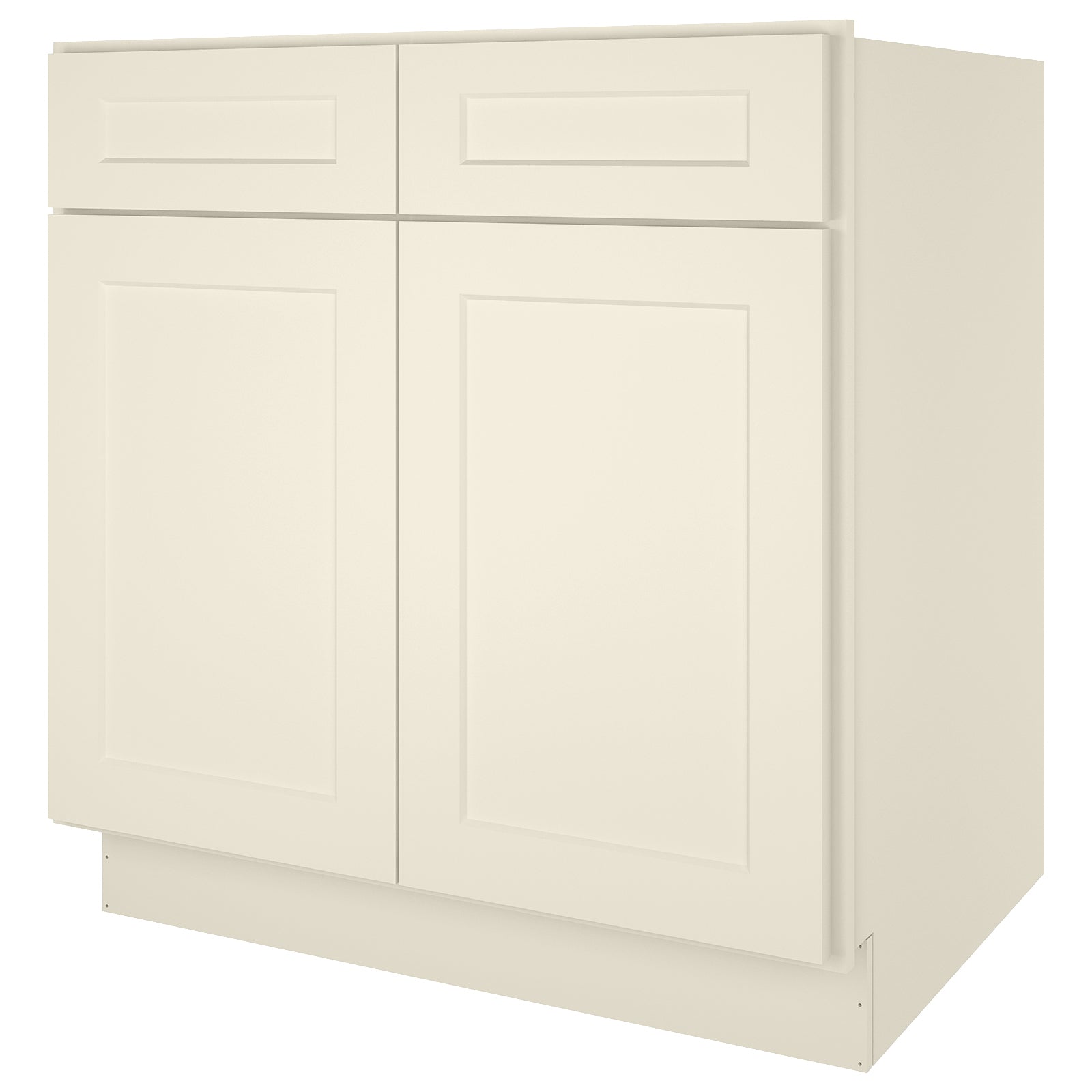 24"D*33"W*34.5"H Birch Solid Wood Sink Base Kitchen Cabinet SB33