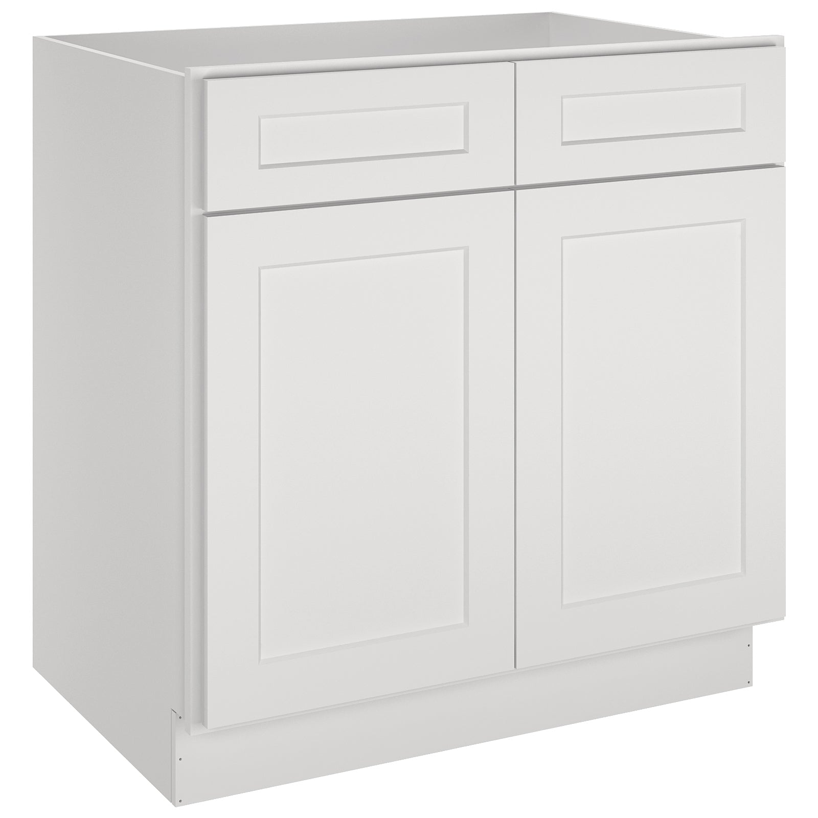 24"D*33"W*34.5"H Birch Solid Wood Sink Base Kitchen Cabinet SB33