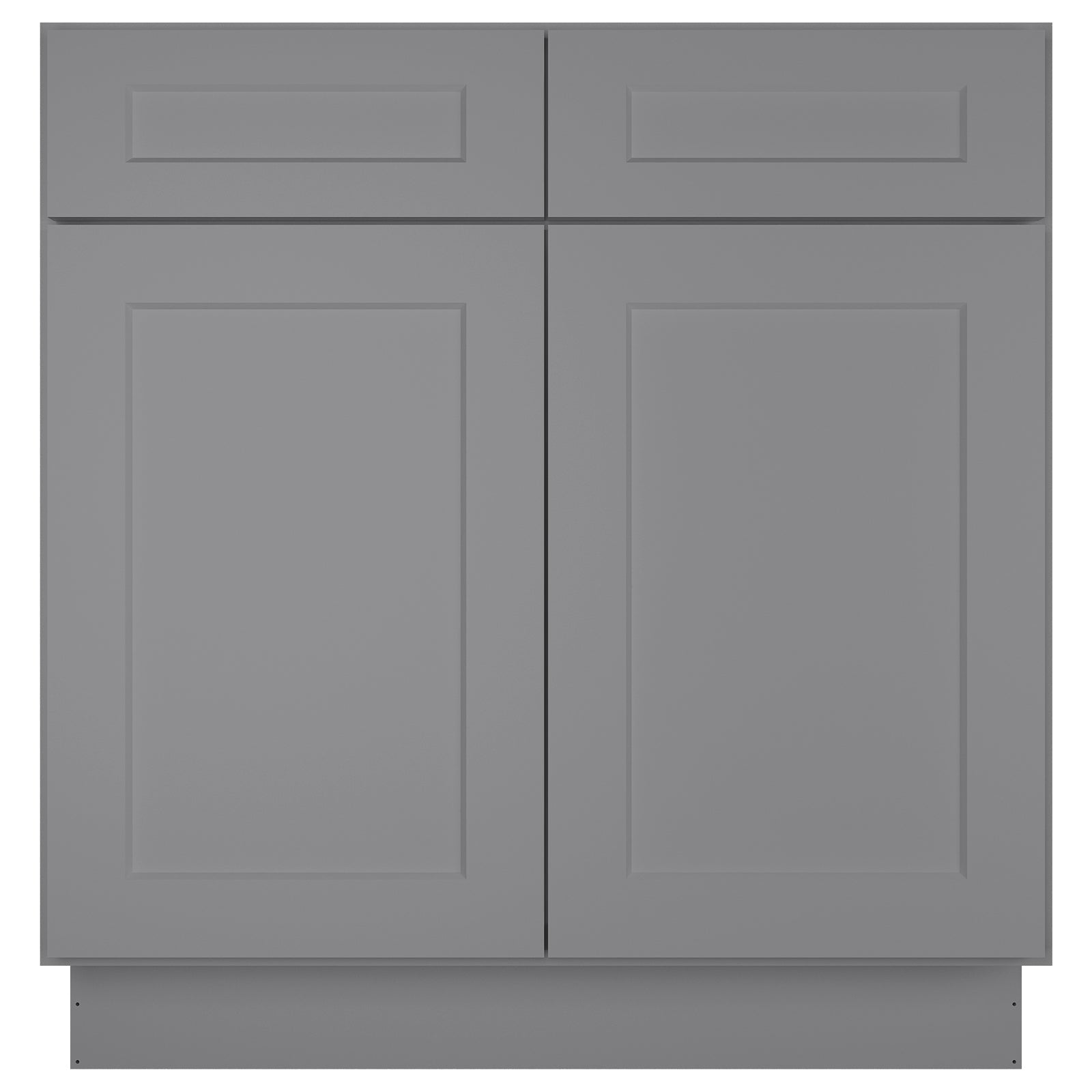 24"D*33"W*34.5"H Birch Solid Wood Sink Base Kitchen Cabinet SB33