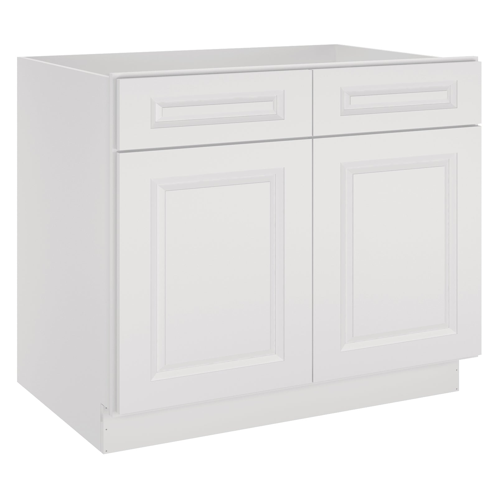 24"D*33"W*34.5"H Birch Solid Wood Sink Base Kitchen Cabinet SB33