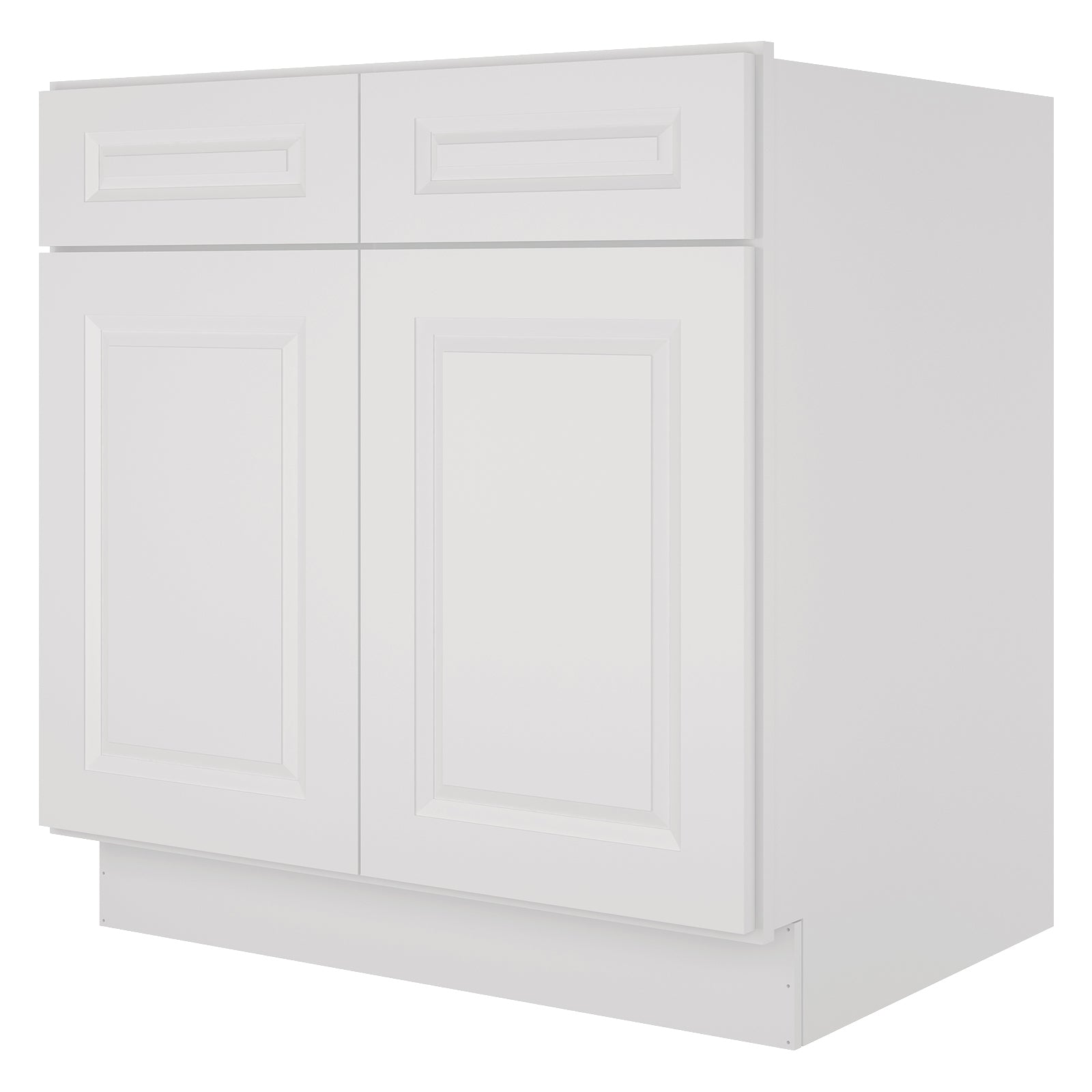 24"D*33"W*34.5"H Birch Solid Wood Sink Base Kitchen Cabinet SB33