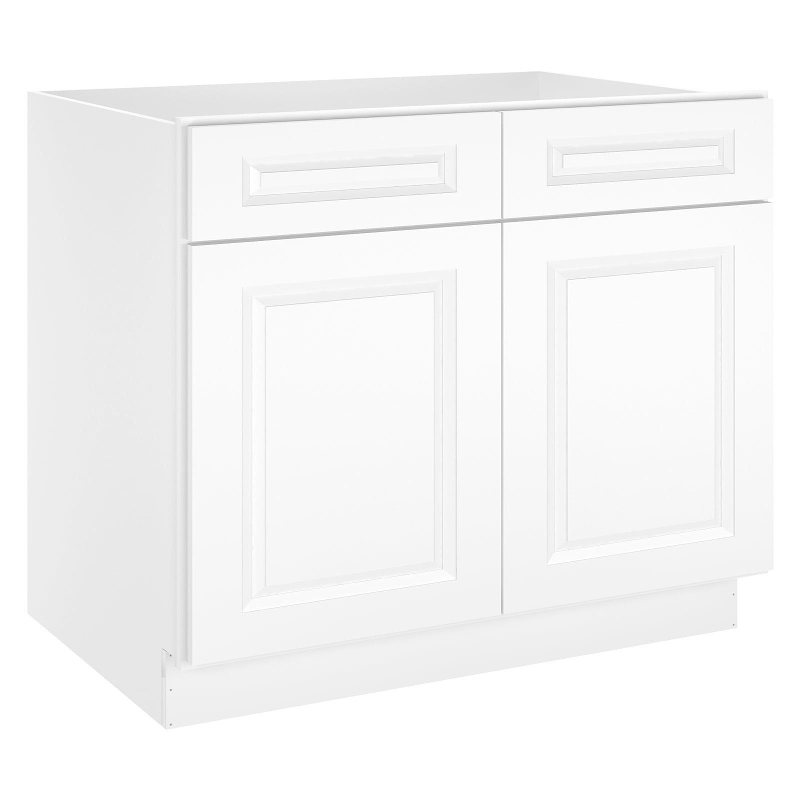 24"D*33"W*34.5"H Birch Solid Wood Sink Base Kitchen Cabinet SB33