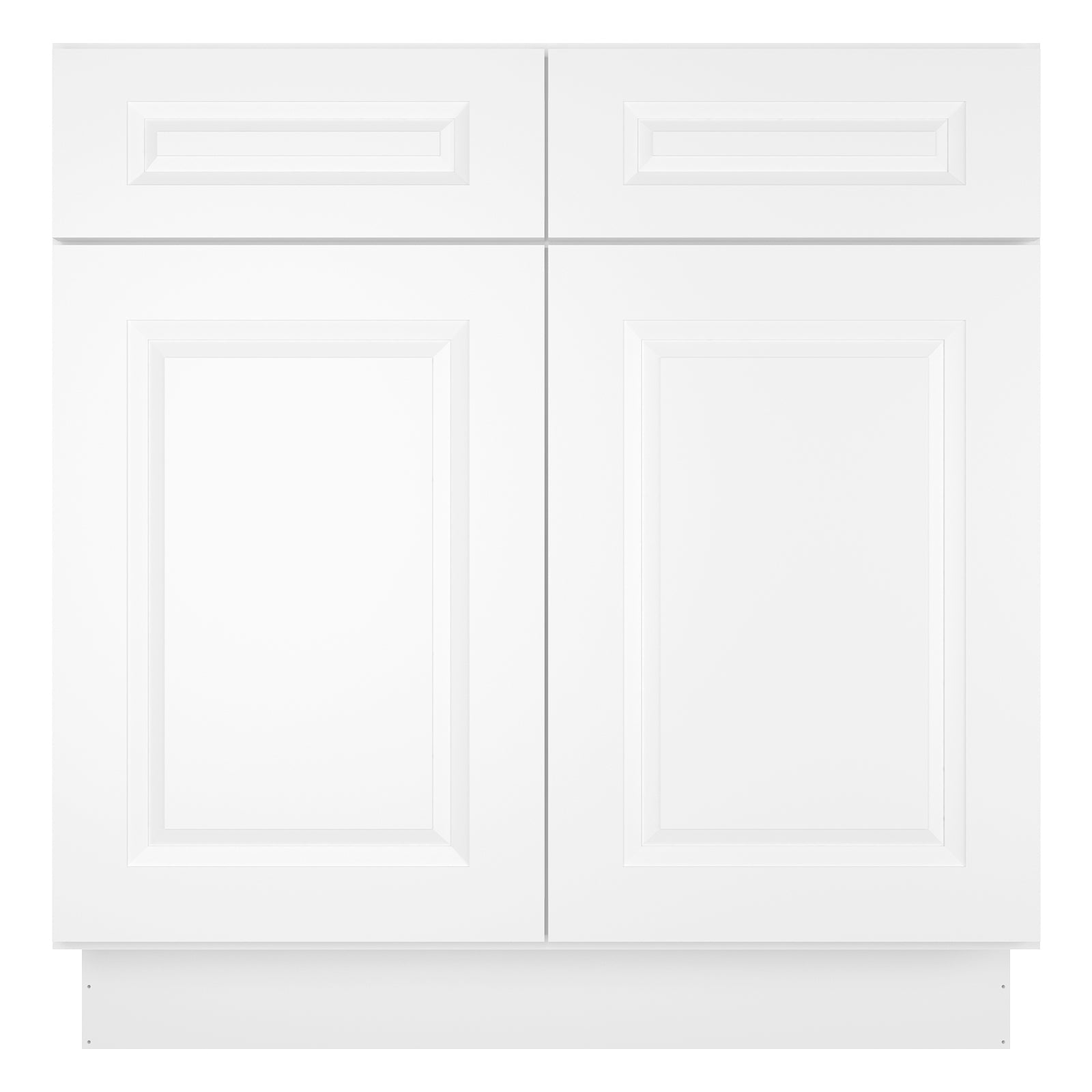 24"D*33"W*34.5"H Birch Solid Wood Sink Base Kitchen Cabinet SB33