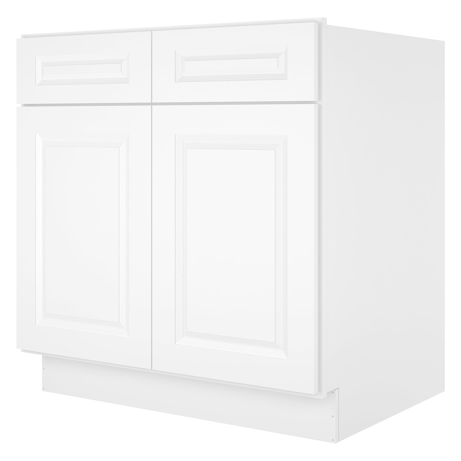 24"D*33"W*34.5"H Birch Solid Wood Sink Base Kitchen Cabinet SB33