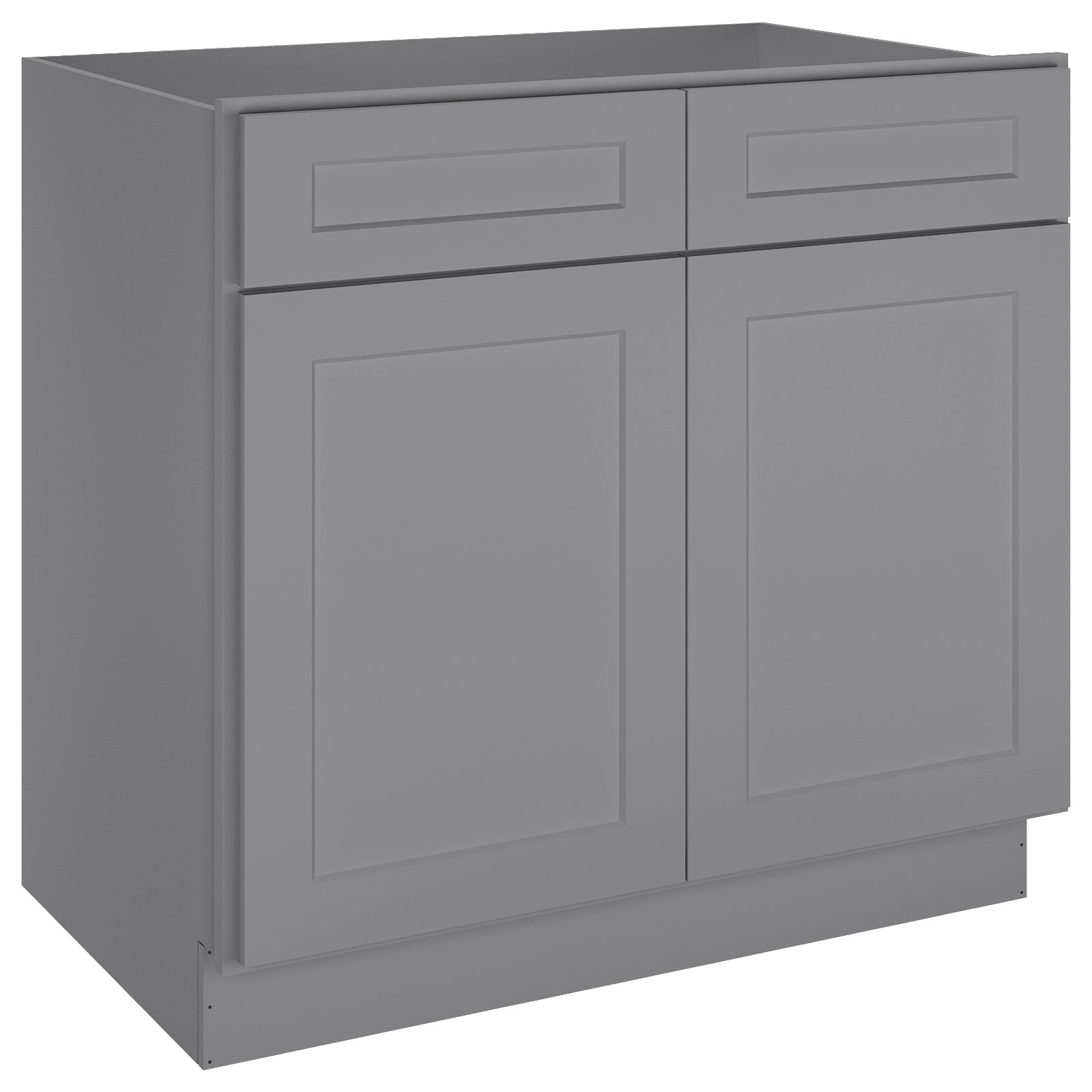 24"D*36"W*34.5"H Birch Solid Wood Sink Base Kitchen Cabinet SB36