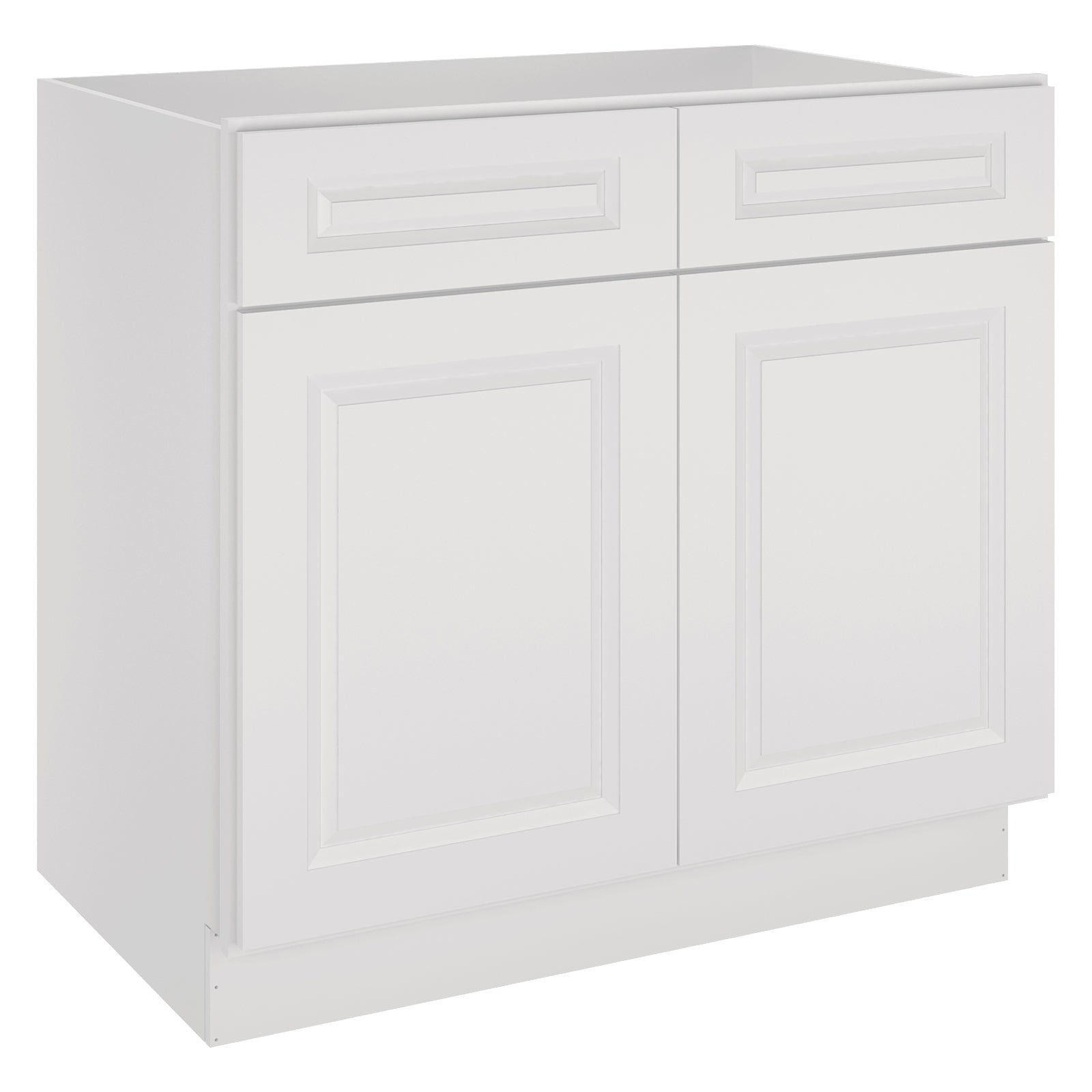 24"D*36"W*34.5"H Birch Solid Wood Sink Base Kitchen Cabinet SB36