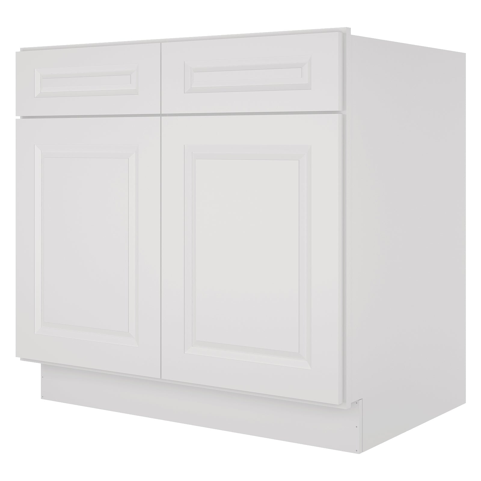 24"D*36"W*34.5"H Birch Solid Wood Sink Base Kitchen Cabinet SB36