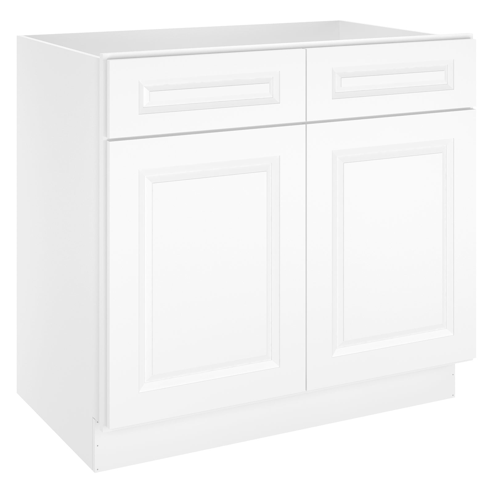 24"D*36"W*34.5"H Birch Solid Wood Sink Base Kitchen Cabinet SB36