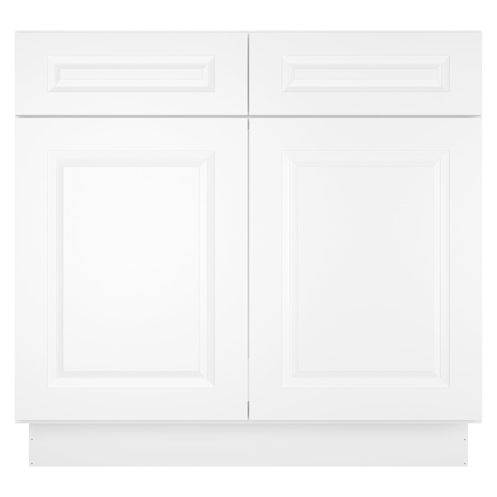 24"D*36"W*34.5"H Birch Solid Wood Sink Base Kitchen Cabinet SB36