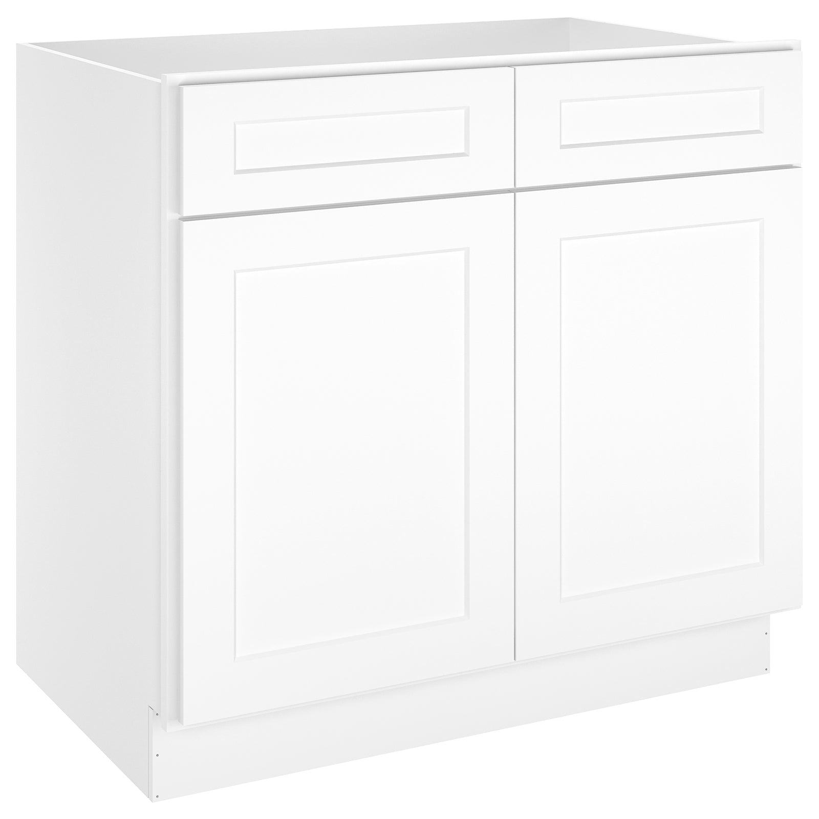 24"D*36"W*34.5"H Birch Solid Wood Sink Base Kitchen Cabinet SB36