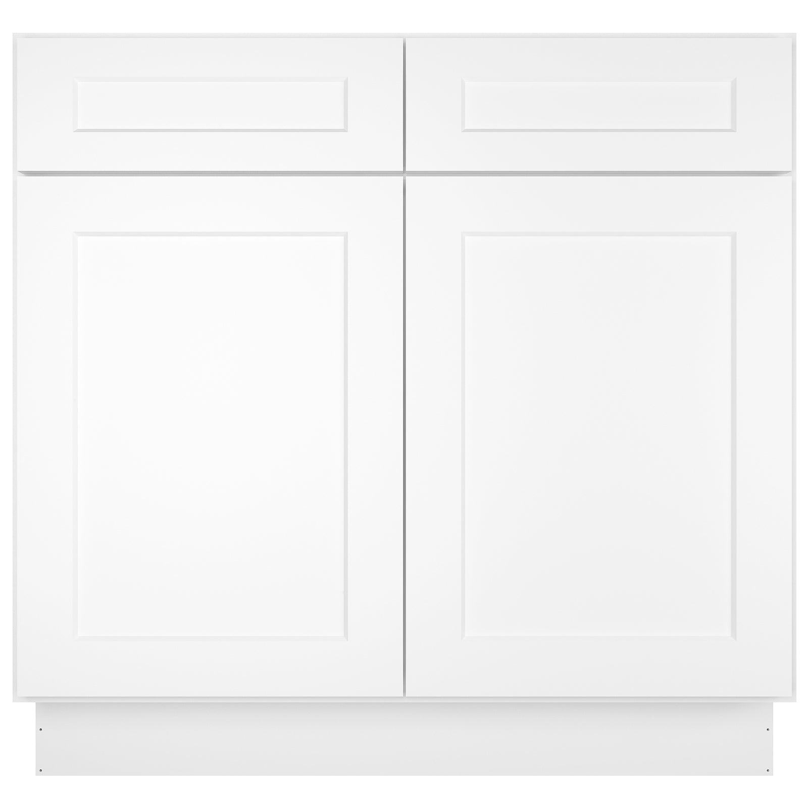 24"D*36"W*34.5"H Birch Solid Wood Sink Base Kitchen Cabinet SB36