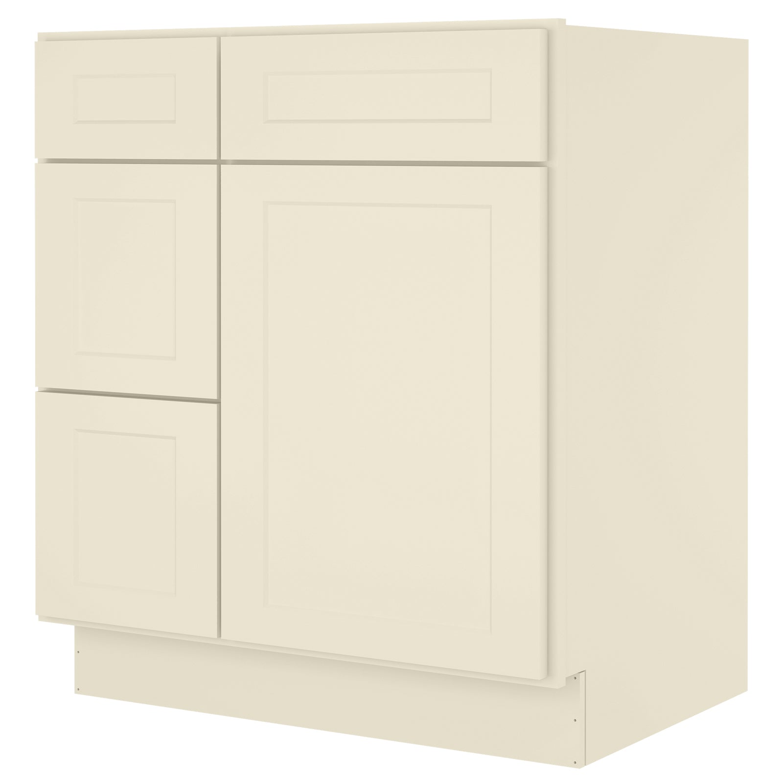 21"Dx30"Wx34-1/2"H Birch Solid Wood Bath Vanity Cabinet without Top V3021DL