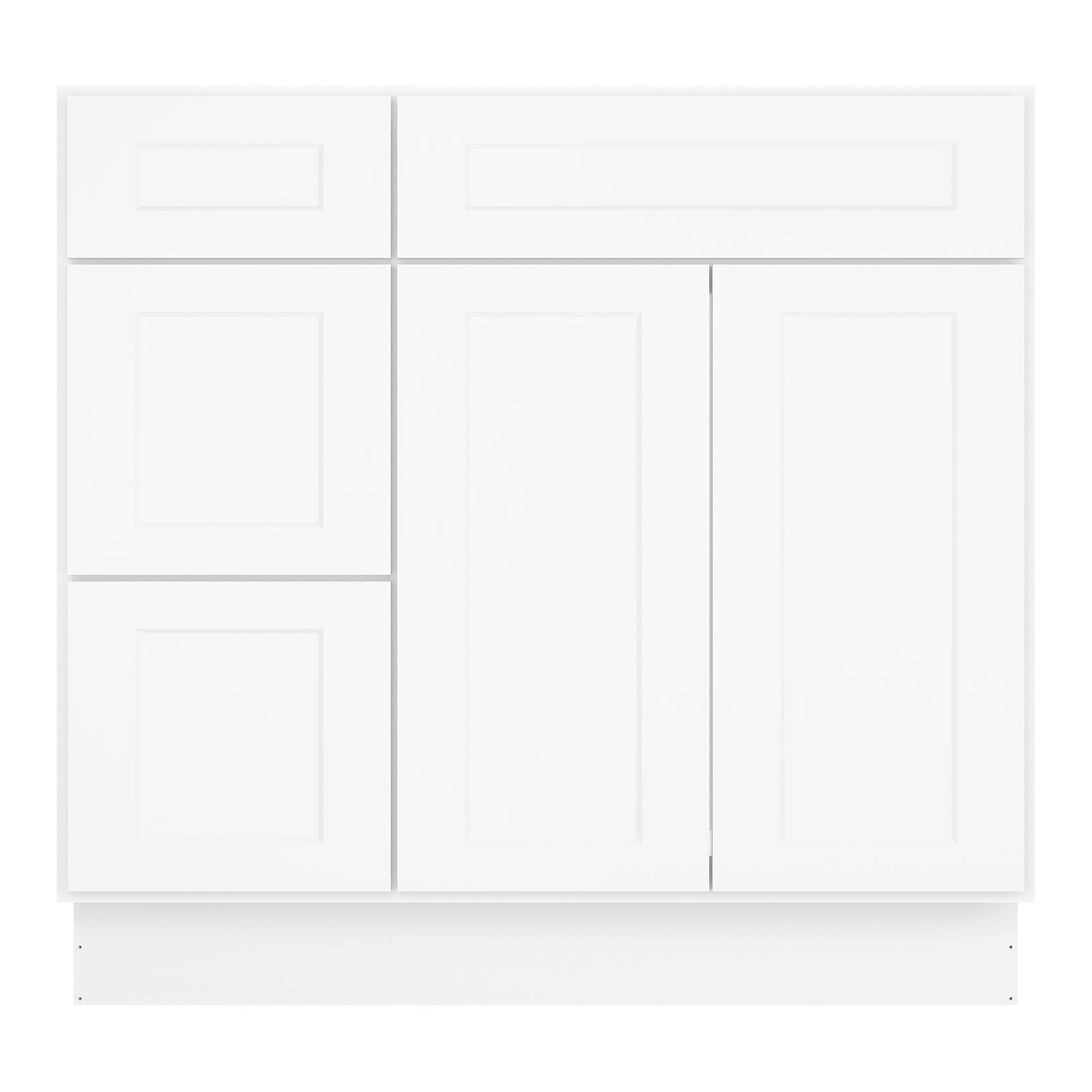 21"Dx36"Wx34-1/2"H Birch Solid Wood Bath Vanity Cabinet without Top V3621DL