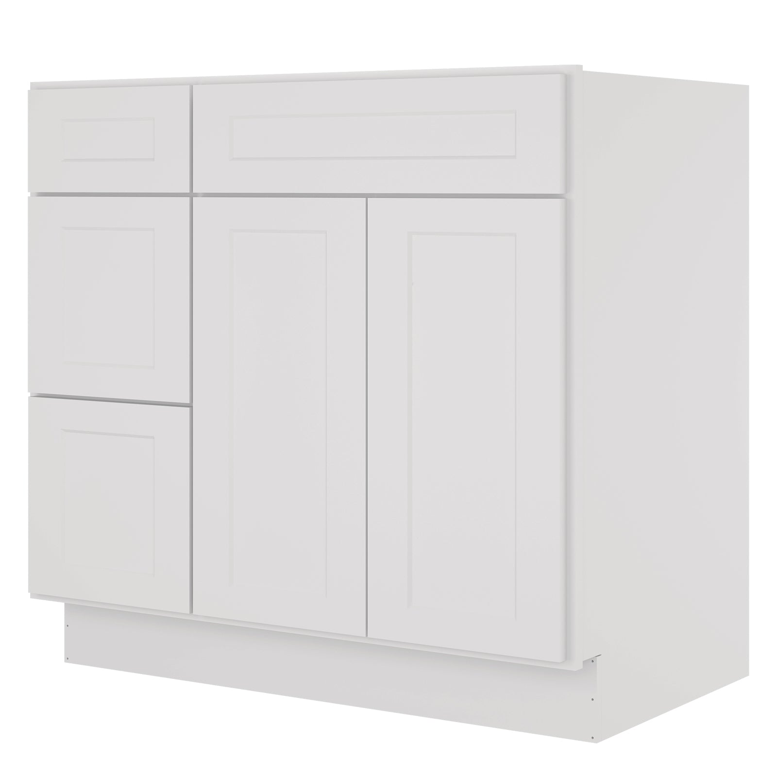 21"Dx36"Wx34-1/2"H Birch Solid Wood Bath Vanity Cabinet without Top V3621DL