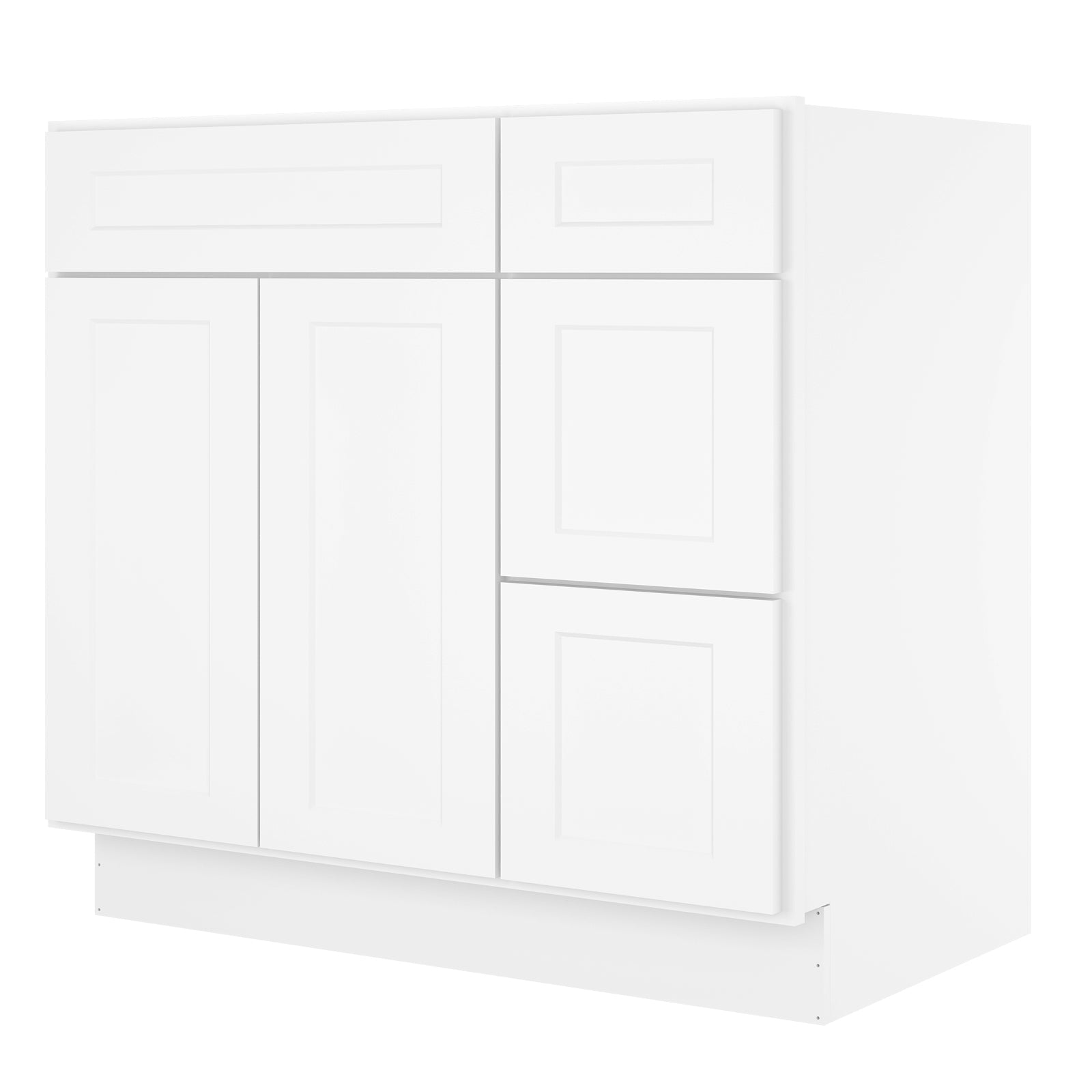 21"Dx36"Wx34-1/2"H Birch Solid Wood Bath Vanity Cabinet without Top V3621DR