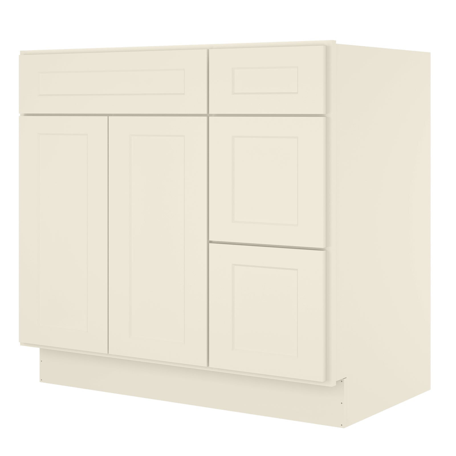 21"Dx36"Wx34-1/2"H Birch Solid Wood Bath Vanity Cabinet without Top V3621DR