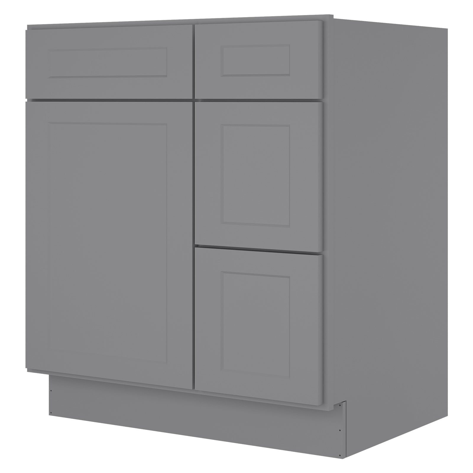 21"Dx30"Wx34-1/2"H Birch Solid Wood Bath Vanity Cabinet without Top V3021DR