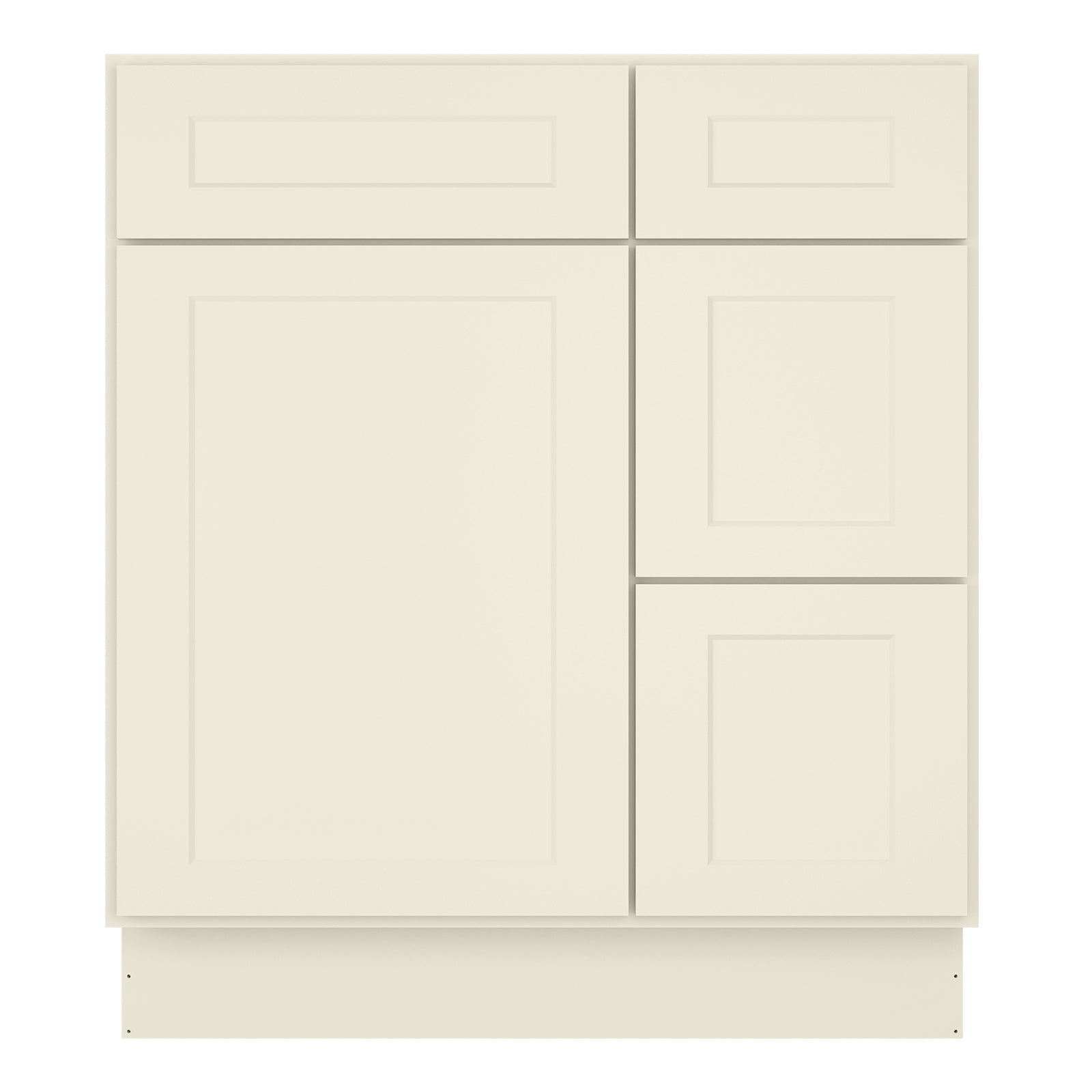 21"Dx30"Wx34-1/2"H Birch Solid Wood Bath Vanity Cabinet without Top V3021DR