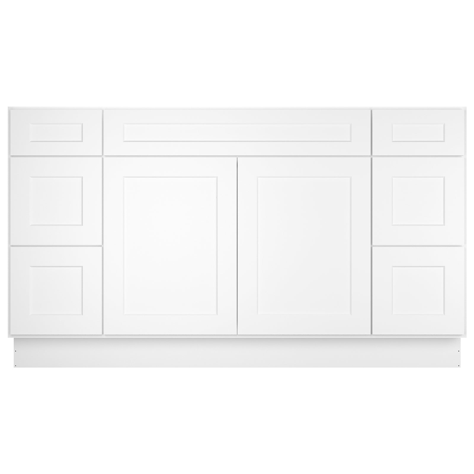 21"D Birch Solid Wood X48"W X 21"D X 34-1/2"H Bath Vanity Sink Drawer Cabinet without Top VDDB48