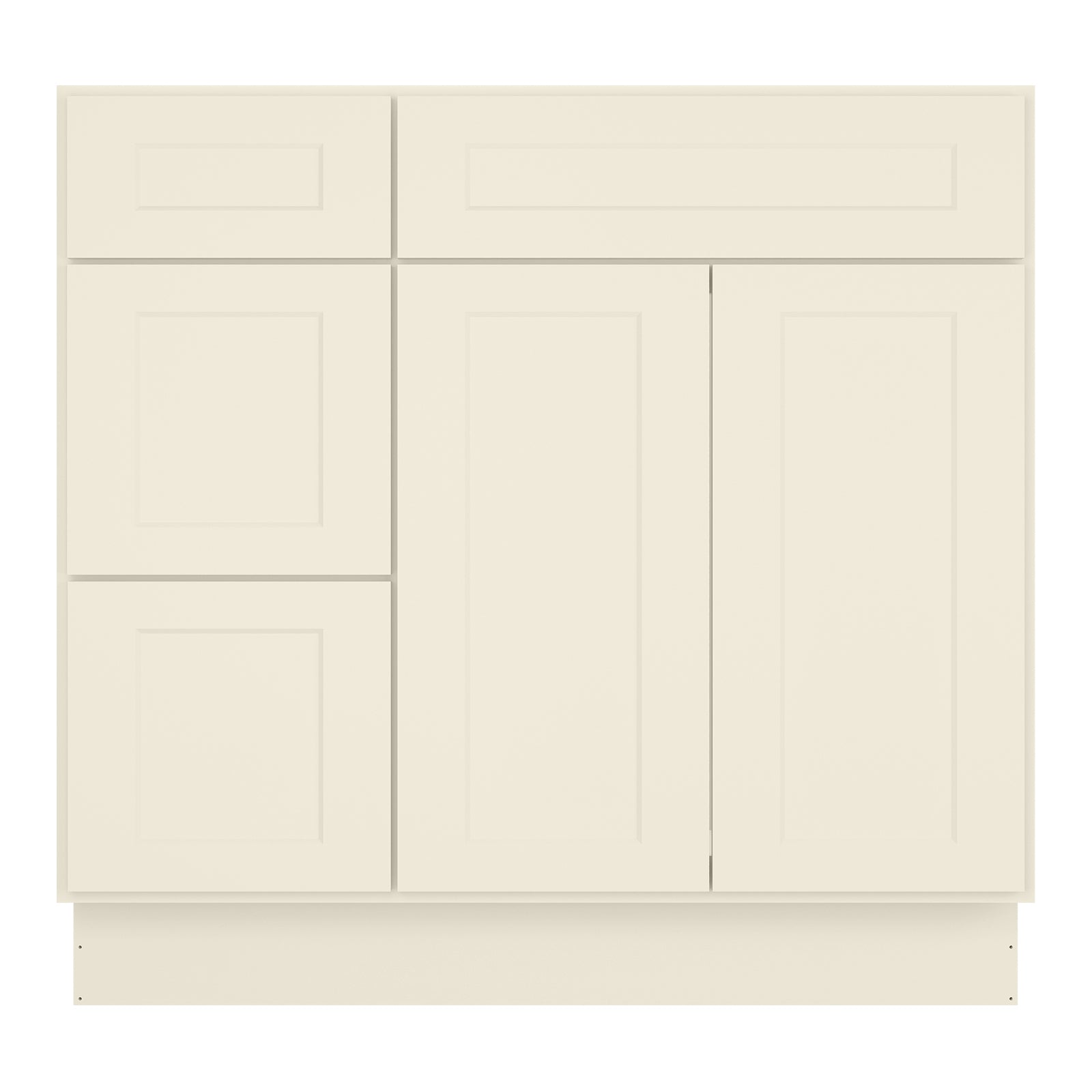 21"Dx36"Wx34-1/2"H Birch Solid Wood Bath Vanity Cabinet without Top V3621DL